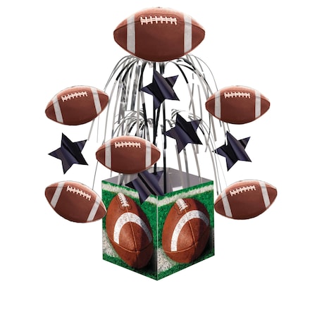 Creative Converting Tailgate Rush Cascading Foil Centerpiece, 10.5", 6PK 266151